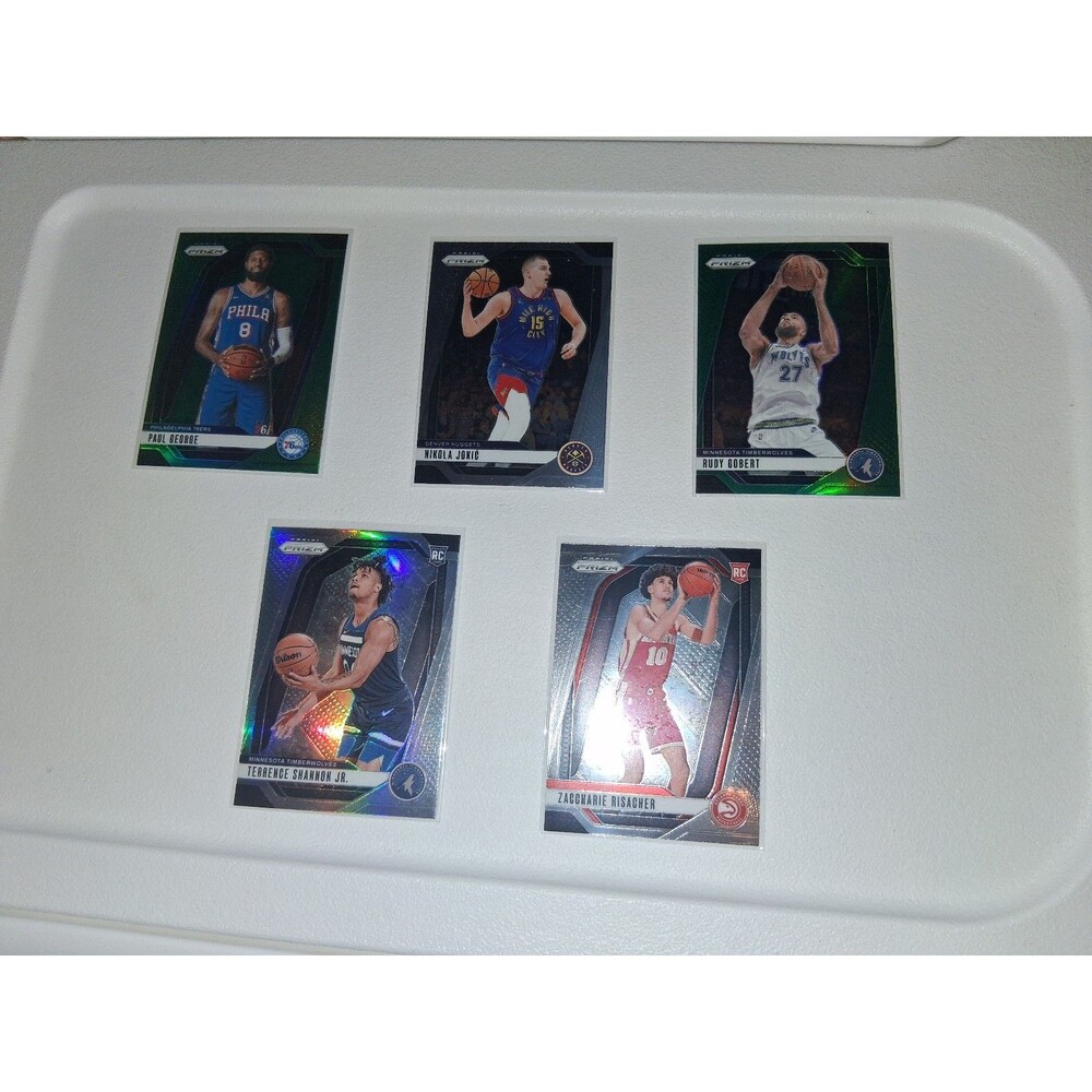 2024-25 Panini Prizm 5-Card Lot w/Parallels